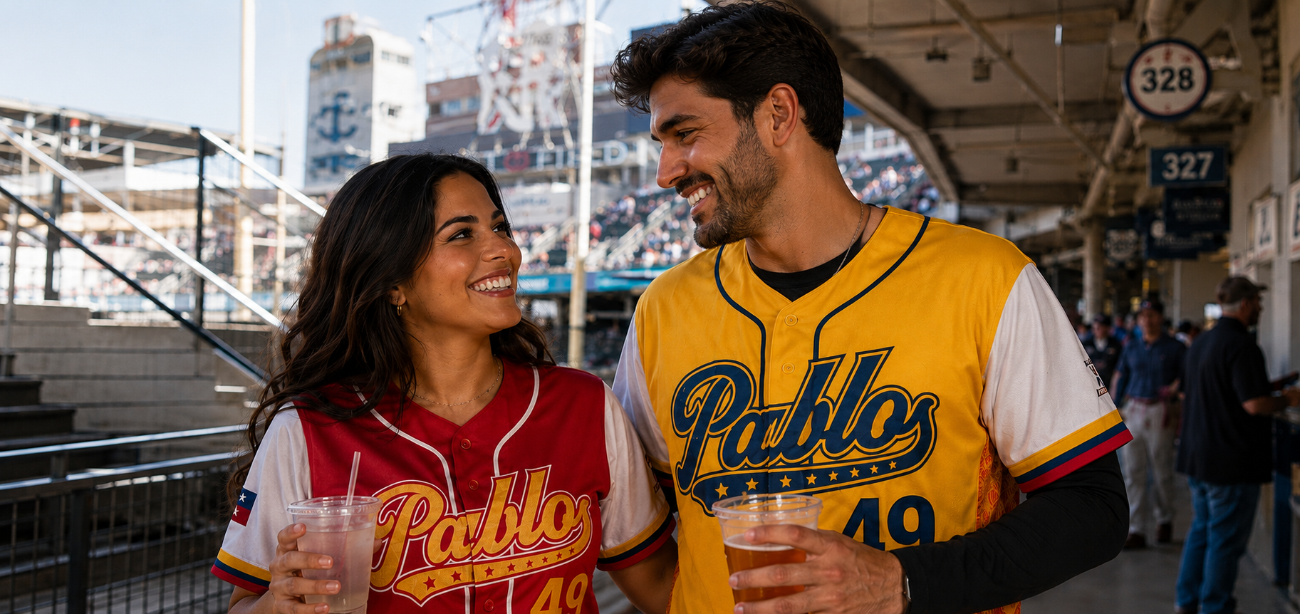 San Diego Padres Pablo 49 custom jerseys at stadium